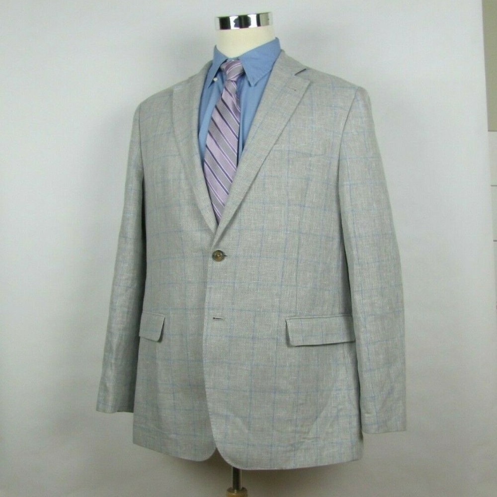 vineyard vines Barracuda  Linen Cotton Blazer 44 L